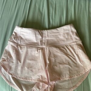 Pink Haze Lululemon Speed ups 2.5” NWOT